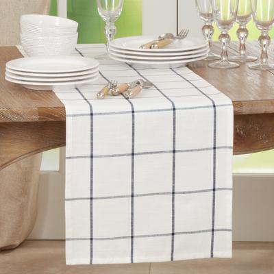 Saro Lifestyle Large Paid Design Long Table Runner