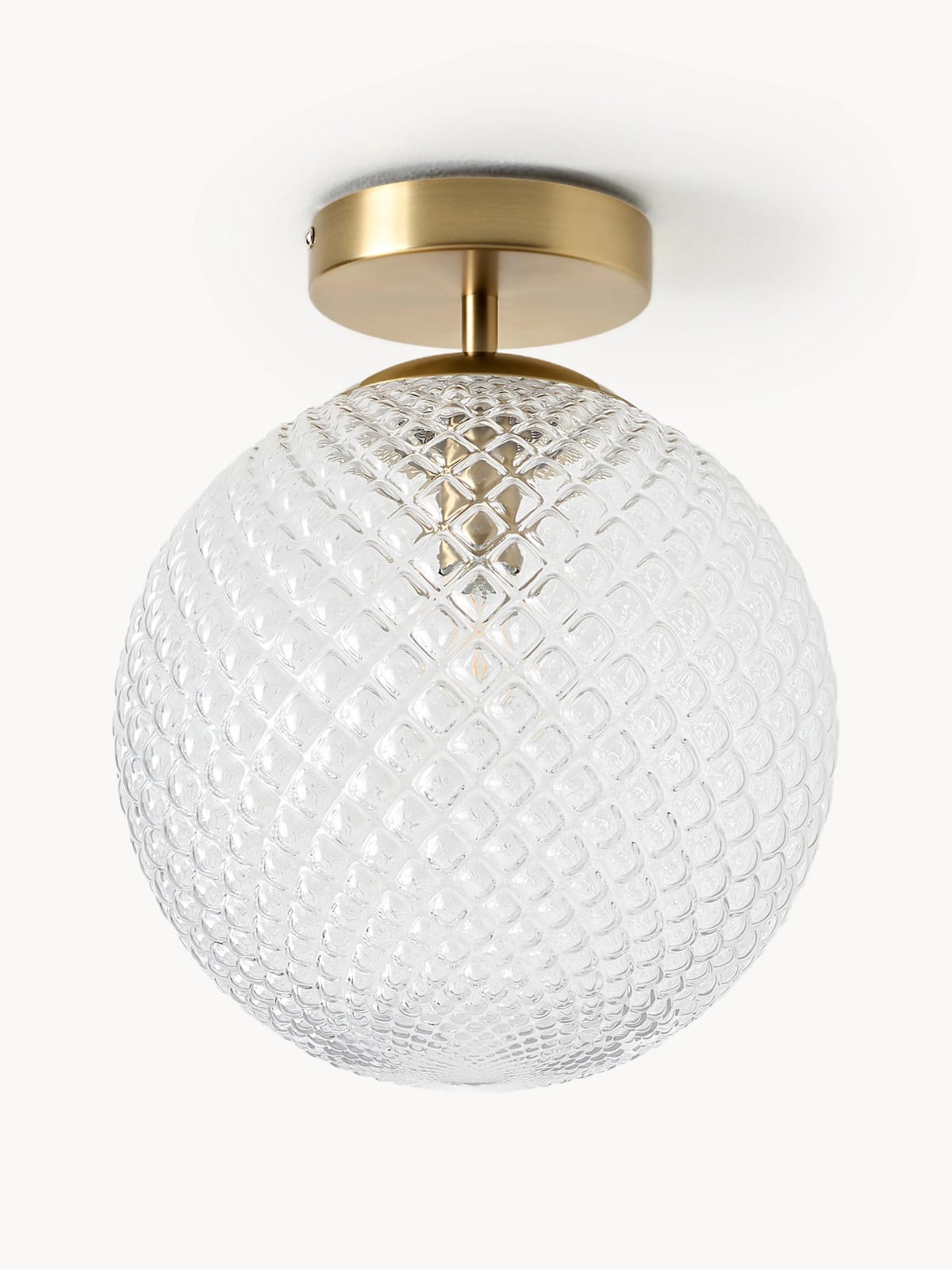 Westwing Collection Plafondlamp Lorna van Glas