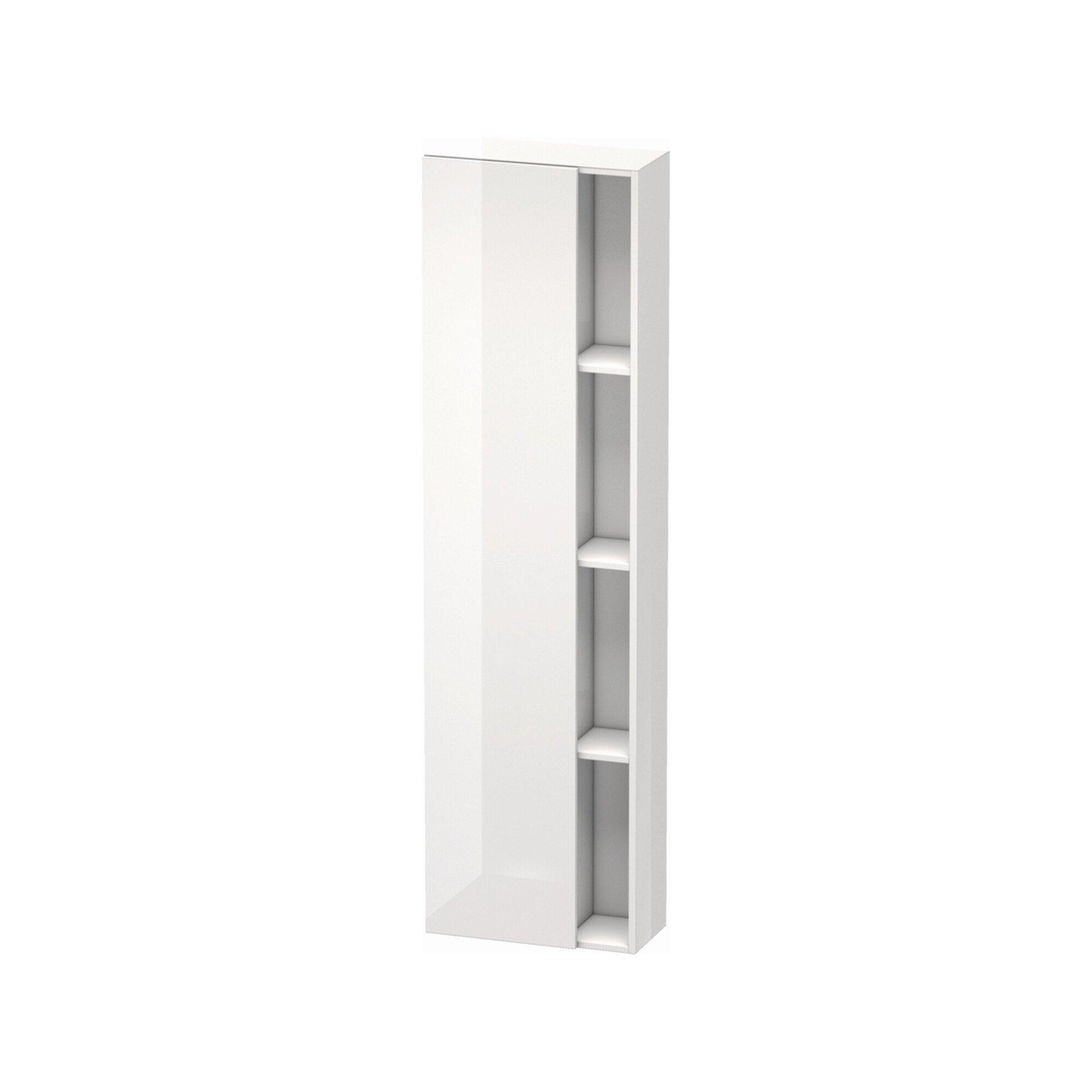 Duravit Hochschrank DuraStyle 50x24x180cm, Tür re, Ei sw/we matt (DS1248R1618)