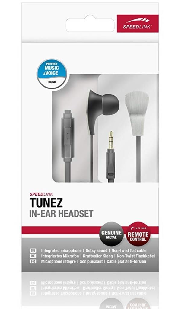 Speedlink In-ear hoofdtelefoon metallic uitvoering