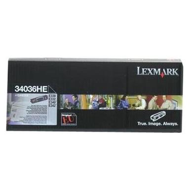 Lexmark 34036HE Toner 6.000 Seiten Schwarz E 330 340 (BK) (34036he)