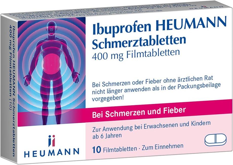 Ibuprofen Heumann Schmerztabletten 400 mg