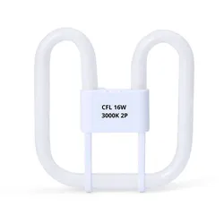 CFL Square | 16W | 830 Warmweiß | 2-Pin | Hausmarke