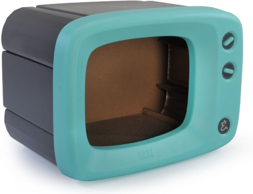 Camon Tiragraffi Retro TV Verde 50X32X36CM