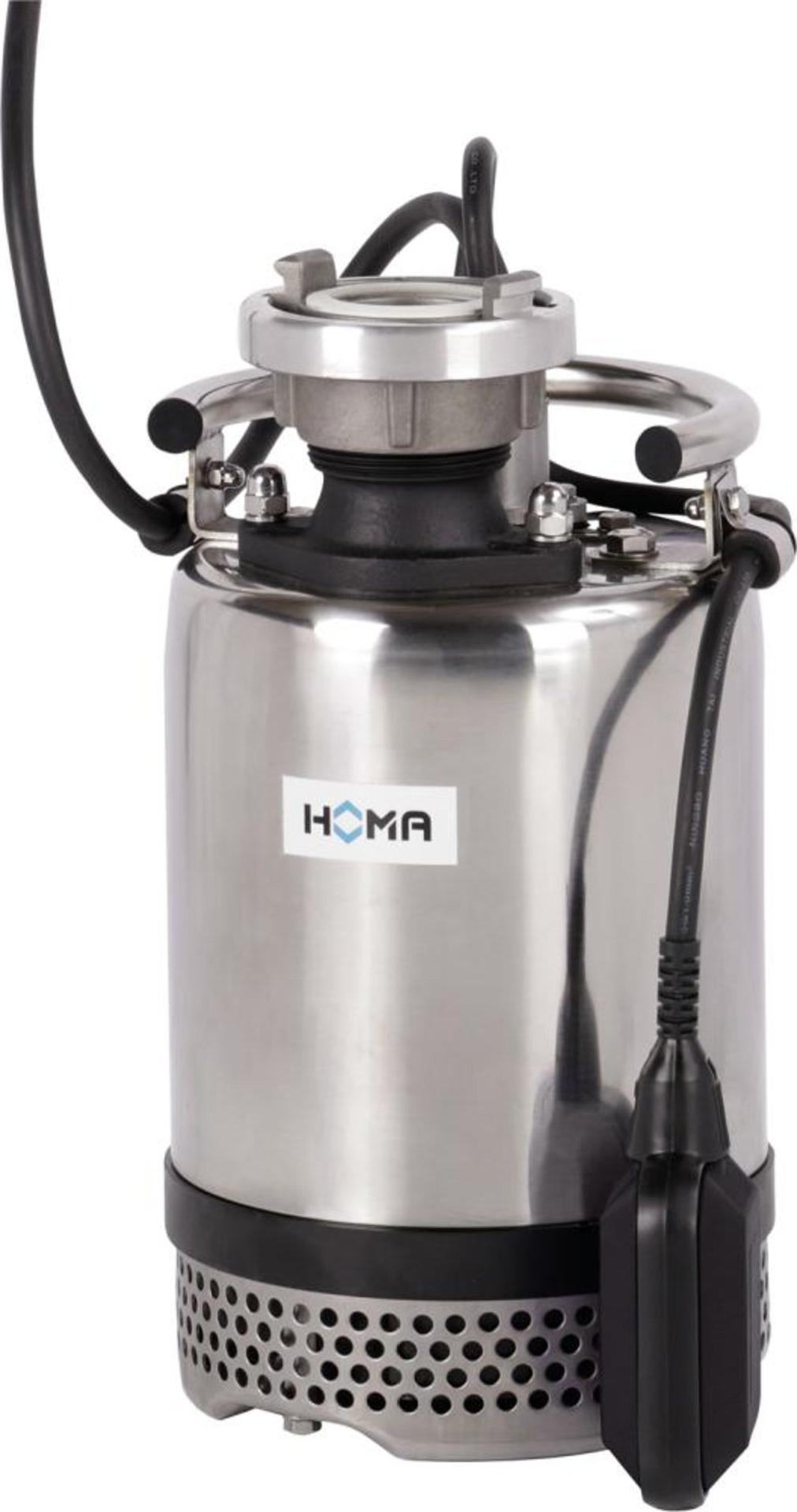 HOMA Motorumflutete Baupumpe HBP503WA mit Schwimmer