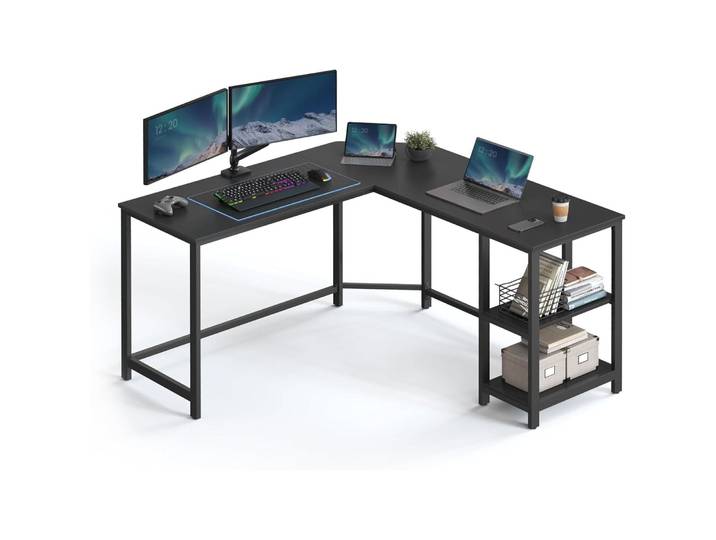Schreibtisch VASAGLE Schwarz B 138 T 138 cm - Schreibtisch