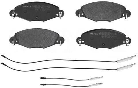 MEYLE 025 232 7318 Brake pad set