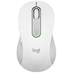 Logitech Signature M650L Large Off-White Wireless Maus für die rechte Hand