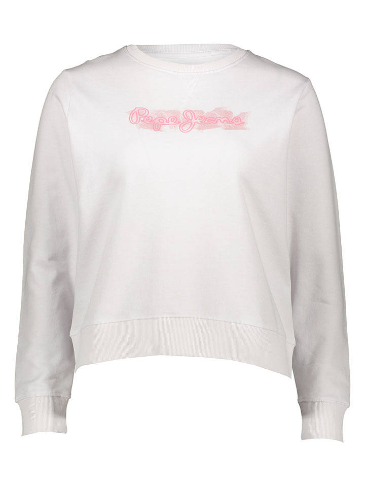 Pepe Jeans Sweatshirt in Weiß - S