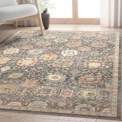 Well Woven Apollo Serapi Vienna Medallon Vintage Flat-Weave Area Rug