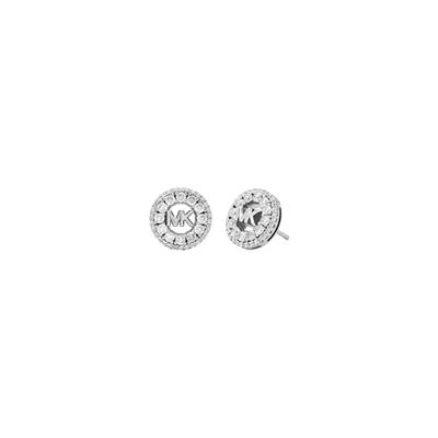 Paar Ohrstecker MICHAEL KORS "Schmuck Geschenk Silber 925 Ohrringe PREMIUM", silber (silberfarben, kristallweiß, kristallweiß), Ohrringe, Damen, 12mm, Silber 925 (Sterlingsilber), mit Zirkonia (synth.)