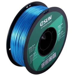 eSUN eSilk-PLA 1,75mm Cyan 1kg 3D Filament (PLA, 1.75 mm, 1000 g), 3D Filament