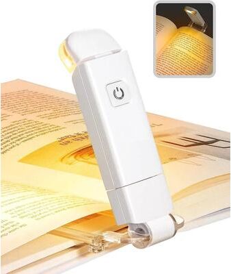 Uplifted Finds Mini LED Clip On Book Light Portable Reading Lamp With Eye Protection x 92 Light