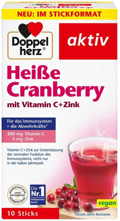 Doppelherz Heisse Cranberry mit Vitamin C +Zink Granulat
