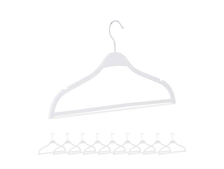 Relaxdays Kledinghanger stro set van 10