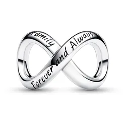 Pandora 793243C00 Silber Charm Für Immer & Ewig Unendlichkeit