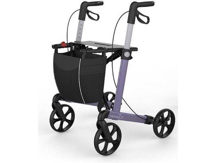 Server Lichtgewicht Rollator Lila - Standaard banden