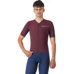 Castelli Premio Evo Jersey Aerodynamisches Herren Rennrad Trikot - deep bordeaux - XL