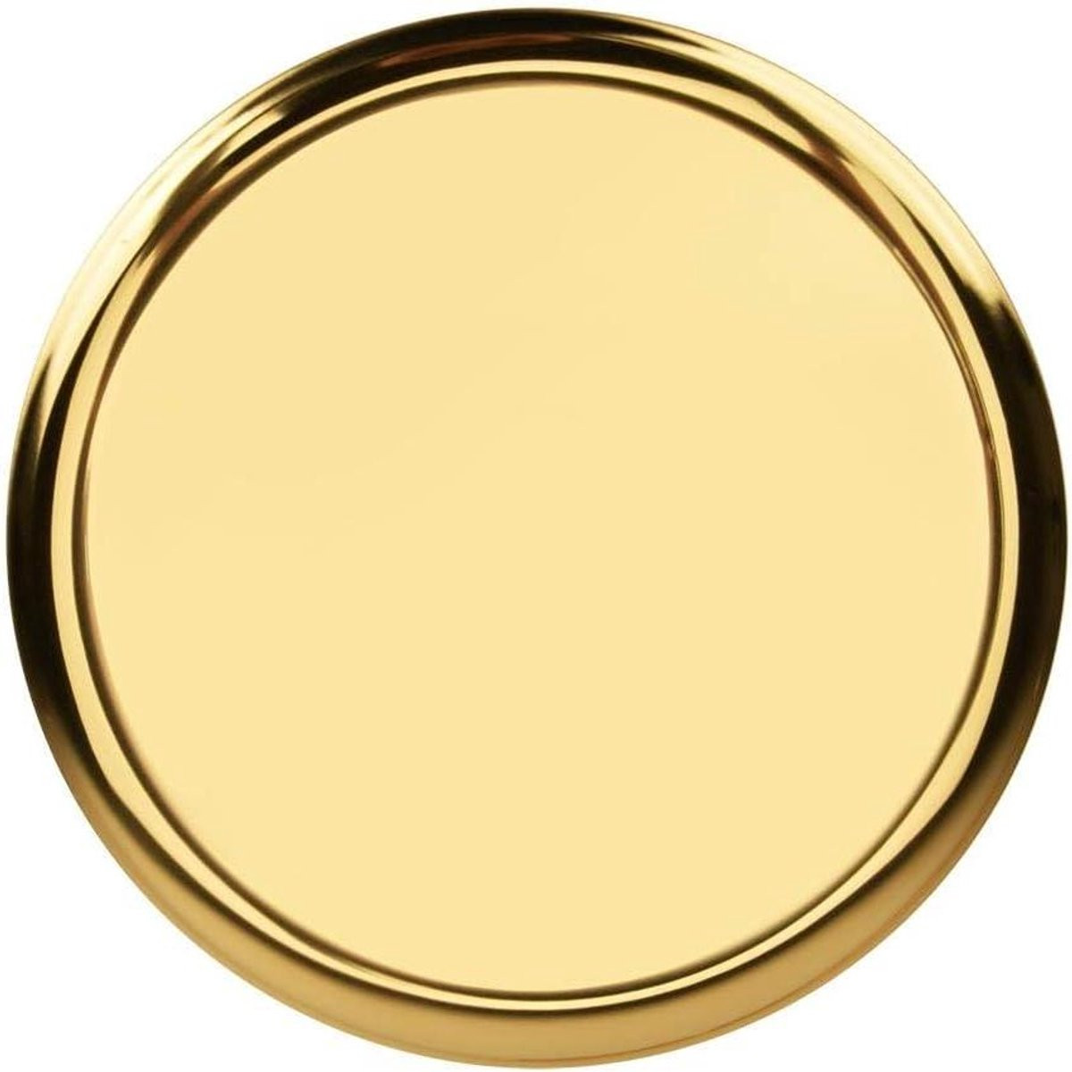 RVS dienblad Serveerschaal rond Goud 28 cm diameter