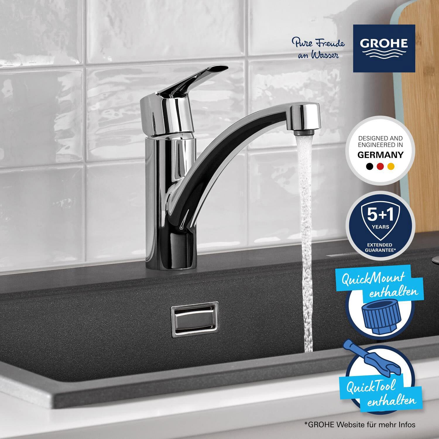 Grohe Start Einhand-Spültischbatterie 1/2"""