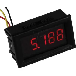 JOY-IT VM533 - LED, Voltmeter, 5 Digit, 3,5 bis 30 V (DC)