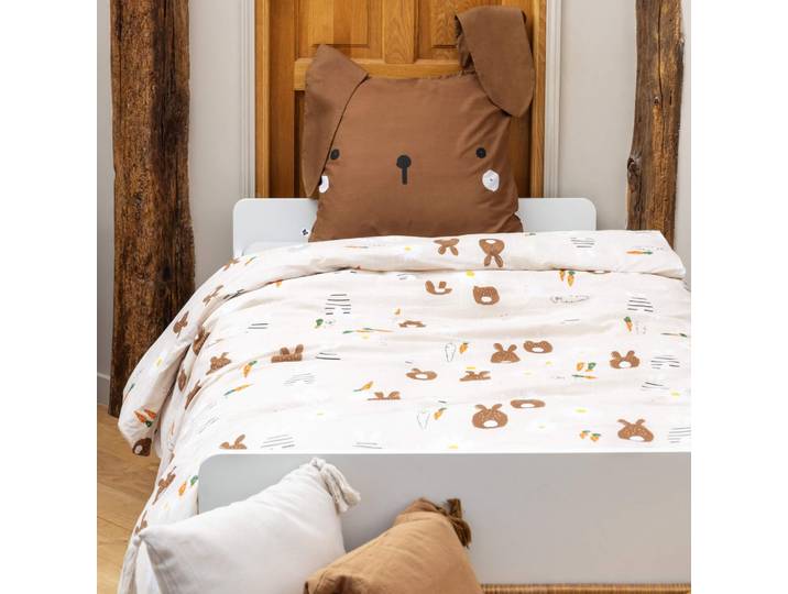 Parure de lit enfant lapin 140x200