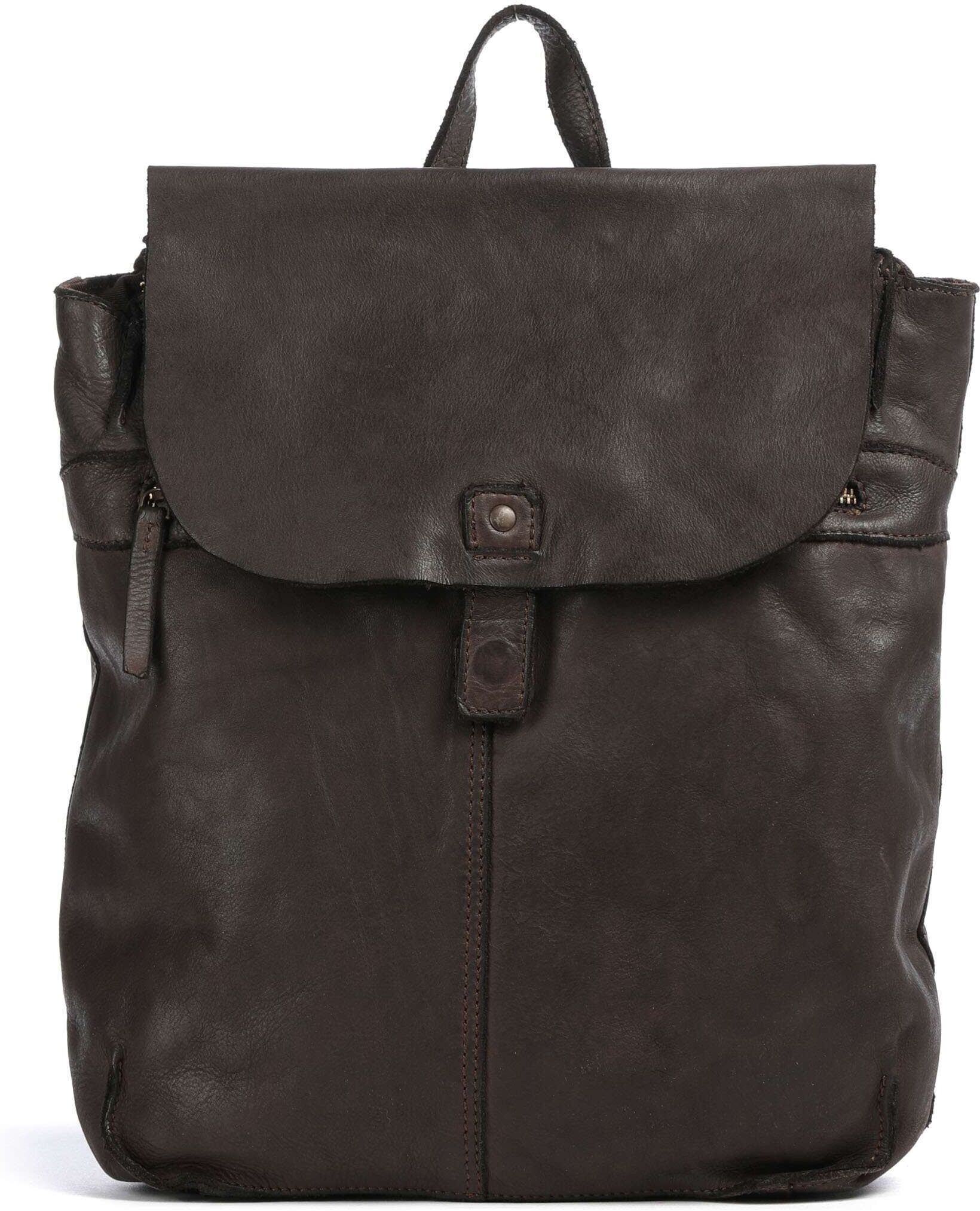Harold's Submarine Rucksack aus Leder, braun