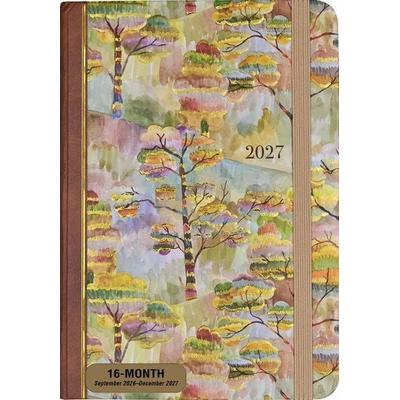 2027 Watercolor Treescape Weekly Planner (16 Months, Sept 2026 to Dec 2027)