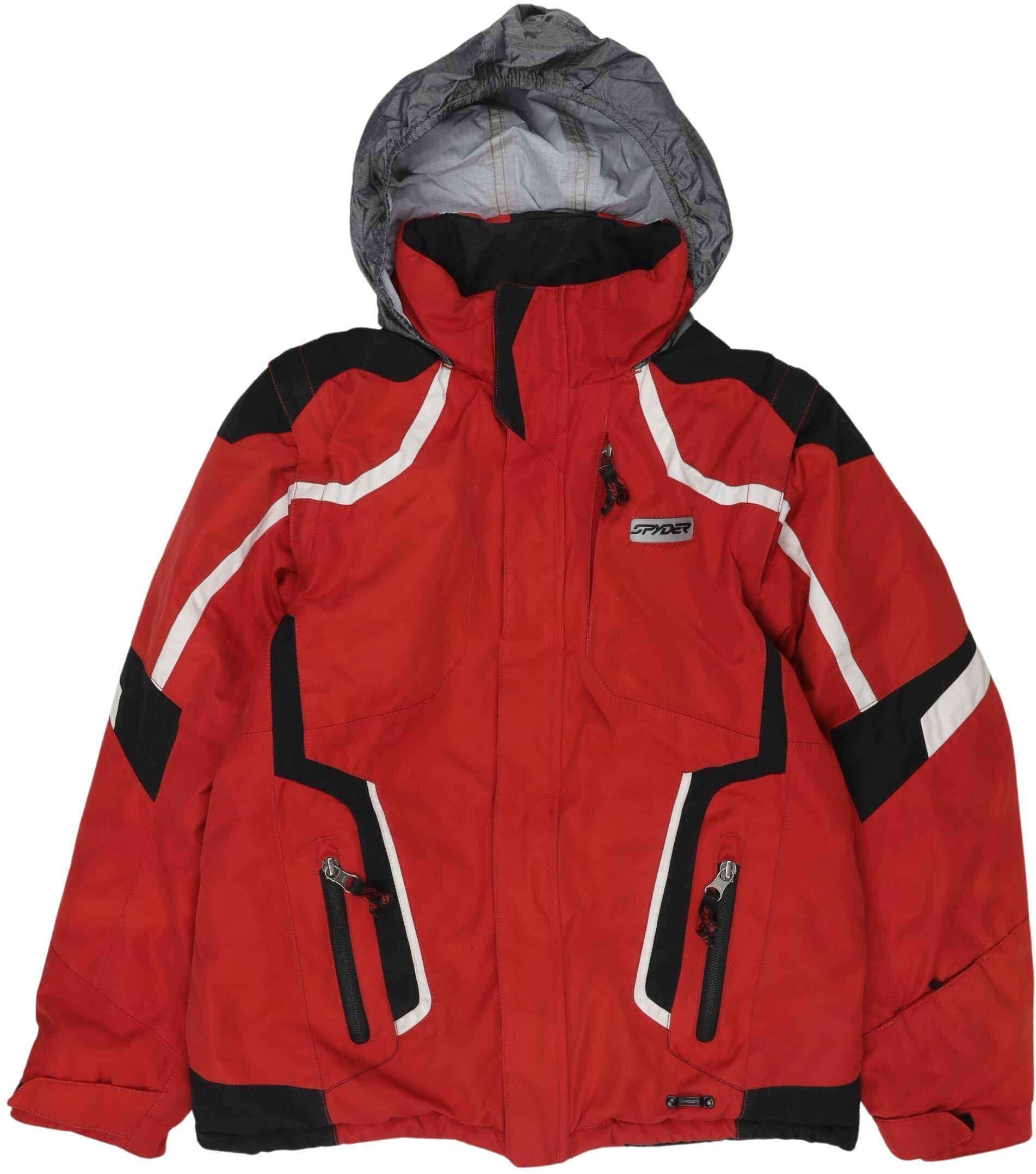 Spyder Jungen Jacke oder Mantel, Mehrfarbig, Gr. EU 152, Synthetik - Second Hand