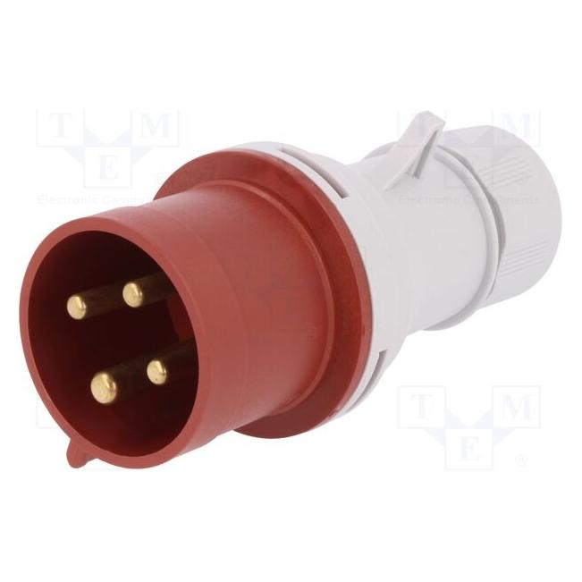 Pawbol B.1031 wtyczka siłowa 32A 4p Twiggy IVN 324 (IEC 60309) (B.1031)