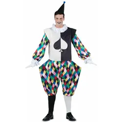 My Other Me Verkleidung für Erwachsene Harlekin (L)