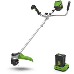 Greenworks 60V Freischneider mit Fahrradgriff 40cm - 4Ah Akku