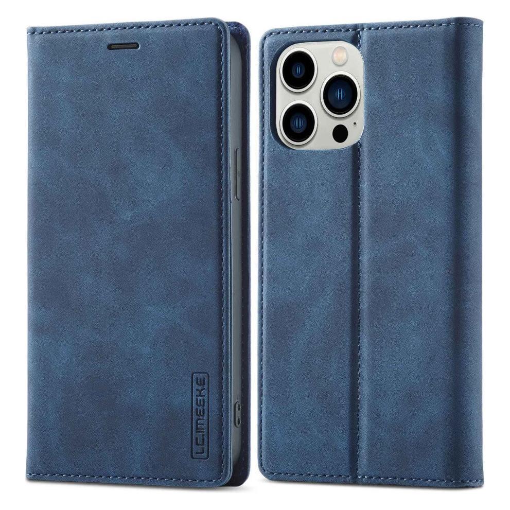 Cover-Discount iPhone 14 Pro Max - Vintage Flip Case Etui blau (Apple iPhone 14 Pro Max) (660107448E)