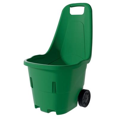Gartenwagen 43L Vielseitig Holzwagen Transport 2 Robuste Räder Max. Tragfähigkeit 60 kg Intec