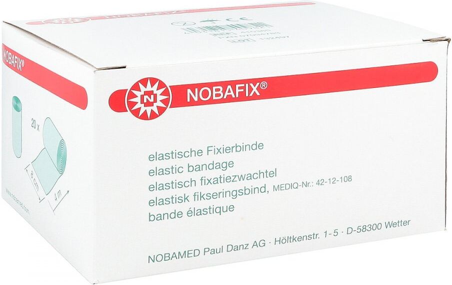 Nobafix Fixierbinden 4mx8cm elastisch 20stk