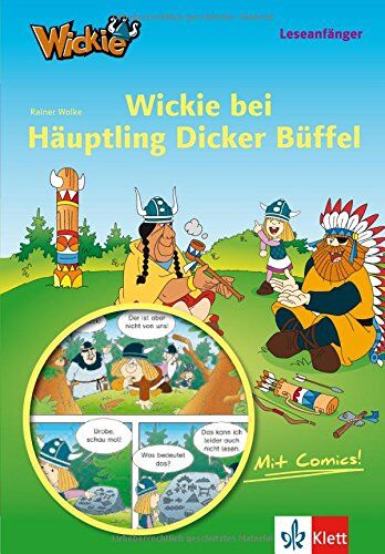 Rainer Wolke - Wickie bei Häuptling Dicker Büffel: Lesen lernen mit Comics - Leseanfänger ab 6 Jahren - Preis vom 09.10.2026 07:28:09 h