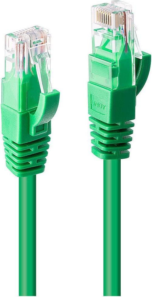 Lindy Cat6 U/UTP-kabel, groen, 0,50 meter