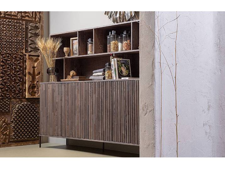 Highboard Lancaster 200 x 150 x 44cm Braun/Espresso