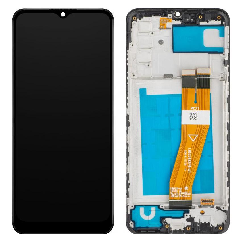MP Display Unit für Galaxy A02s A025F, Aftermarket, Schwarz (Display) (58015756)