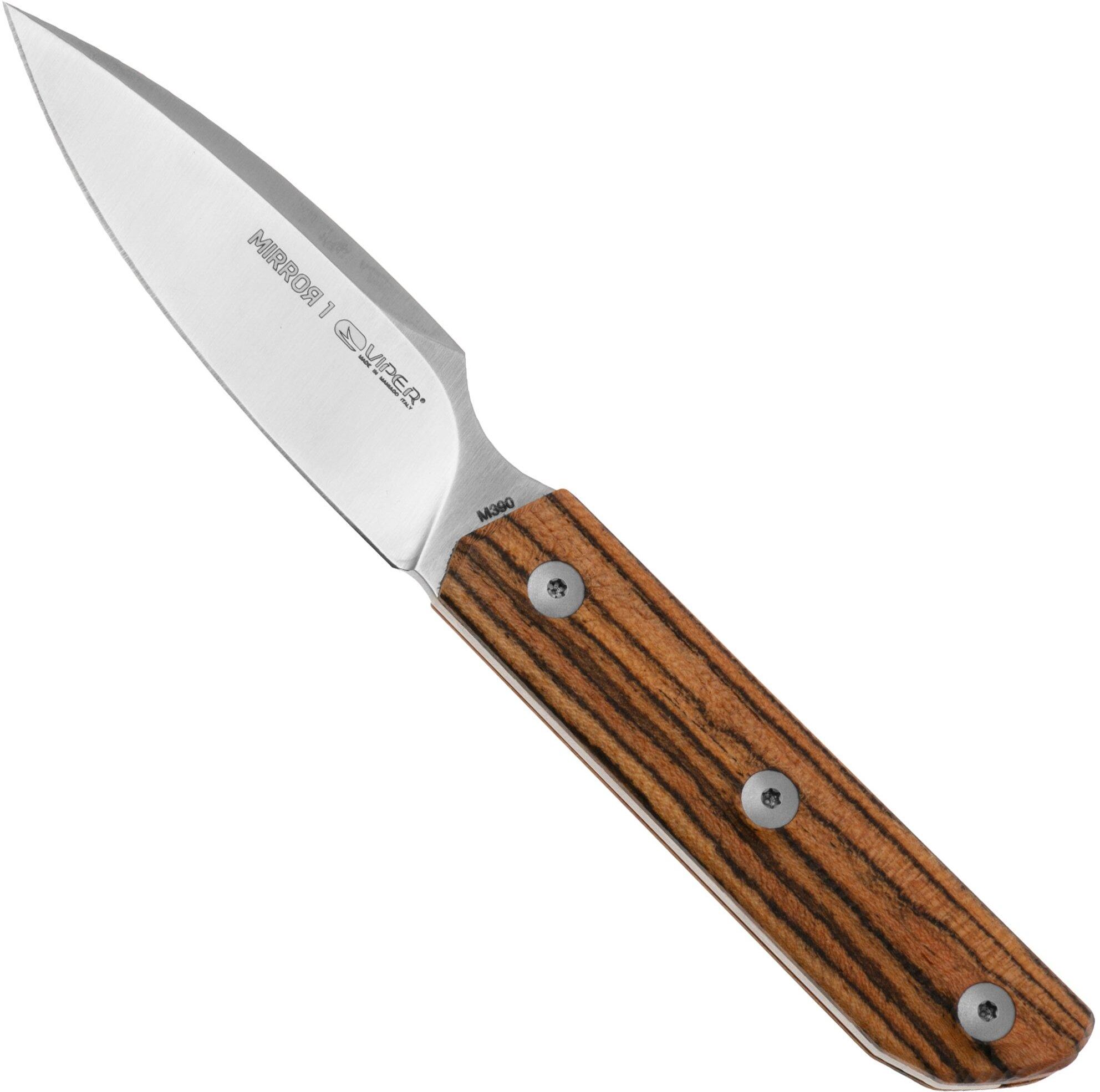 Viper Mirror 1 VT4058BC Böhler M390, Bocote Wood, coltello fisso