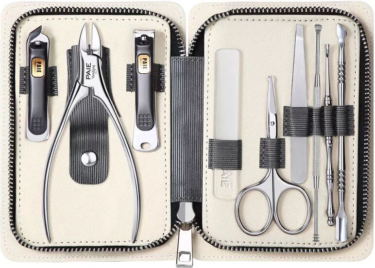 INF Kit professionnel pour ongles incarnés - Ensemble de 9 outils de pédicure