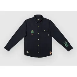 The Dudes European Fantasy Over Chuck Premium Hemd black Gr. M