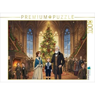 CALVENDO Puzzle Gemeinsam feiern sie ein neues Weihnachten | 1000 Teile Lege-Größe 64x48cm Foto-Puzzle für glückliche Stunden