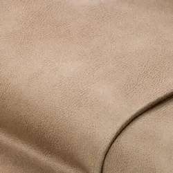 Lederimitat aus recyceltem Leder, taupe