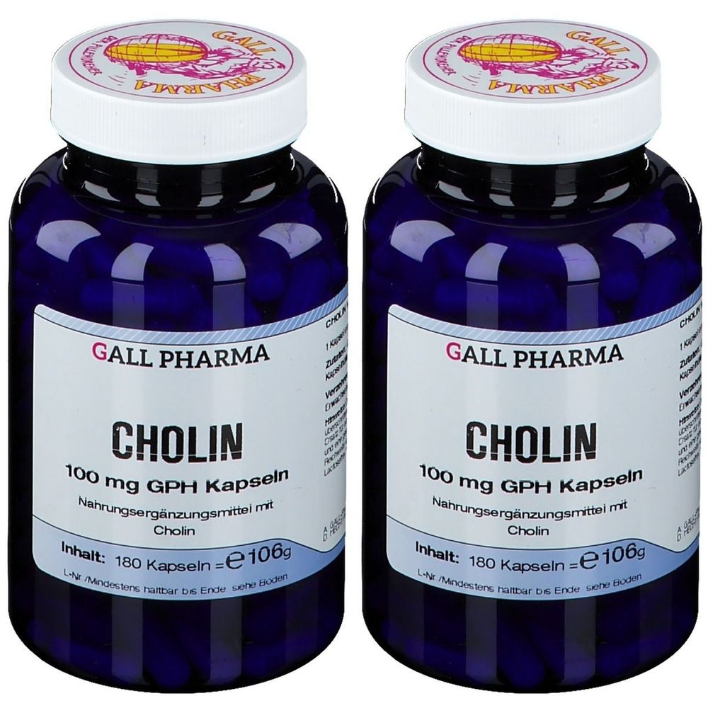 Cholin 100 mg GPH Kapseln 2x 2x180 St