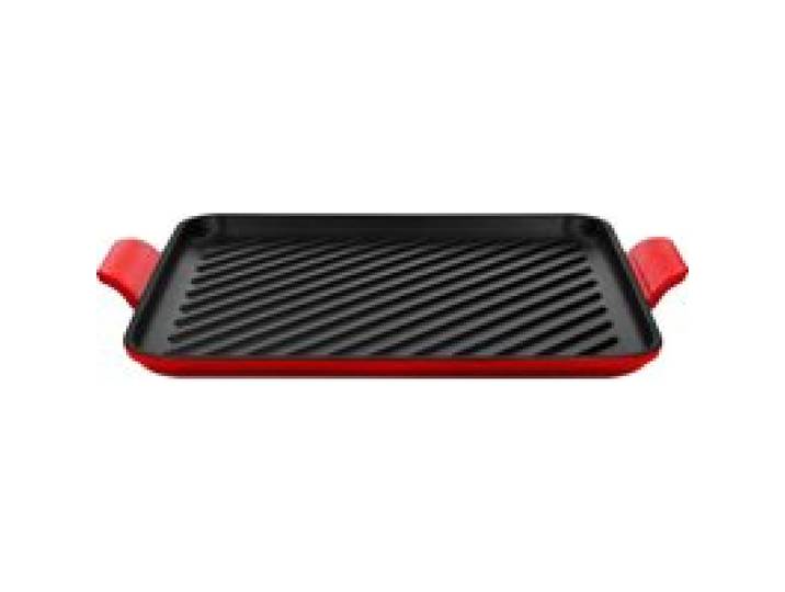 SILVERCREST® Plaque à pizza ou de gril en fonte Silvercrest Premium (Plaque de gril/rouge)