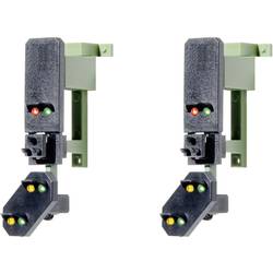 Viessmann Modelltechnik 4752 H0 Lichtsignal mit Vorsignal Blocksignalköpfe Fertigmodell DB