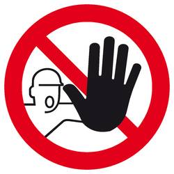 SAFETYMARKING Verbotsschild Zutritt für Unbefugte verboten, Hygiene und Abstand Aluminium (Ø) 400 mm DIN 4844-2 1 St. 11.0835