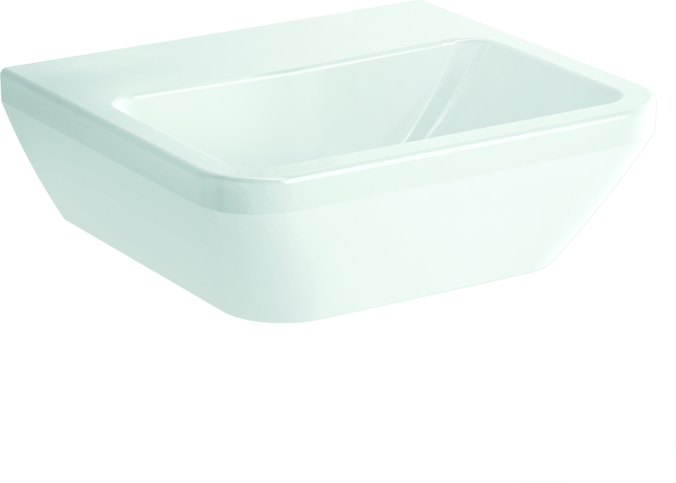 VitrA Integra Handwaschbecken 7047L003-0016 45x40cm, weiß, ohne Überlauf/ohne Hahnloch