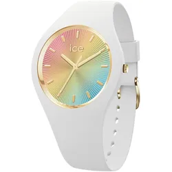 Ice-Watch 025350 Damen-Armbanduhr ICE Champagne M Weißer Regenbogen